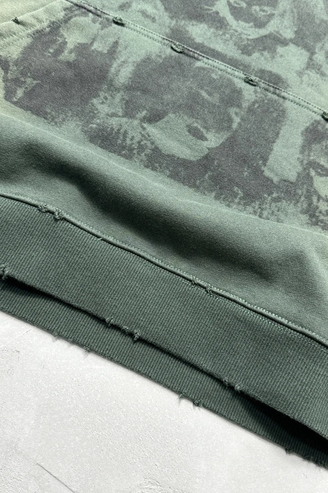 Hoodie in Grün