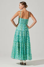 Tazia – Maxikleid mit Volants und Smok-Einsatz