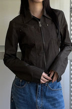Jacke mit Reißverschluss