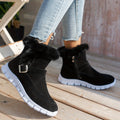 Warme Samt-Schneestiefel für Damen – Komfortabel und Elegant