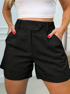 Elegante High Waist Shorts – Komfort sowie Stil in Einem