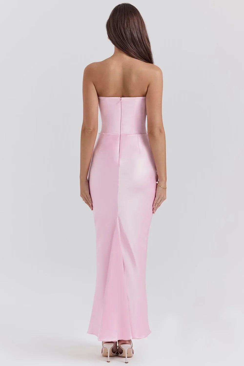 Damen Abendkleid mit Corsage und Drapierung