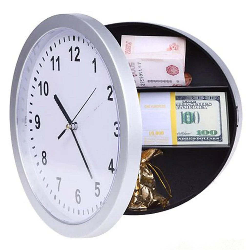 Wanduhr mit geheimem Stauraum – Funktional und diskret