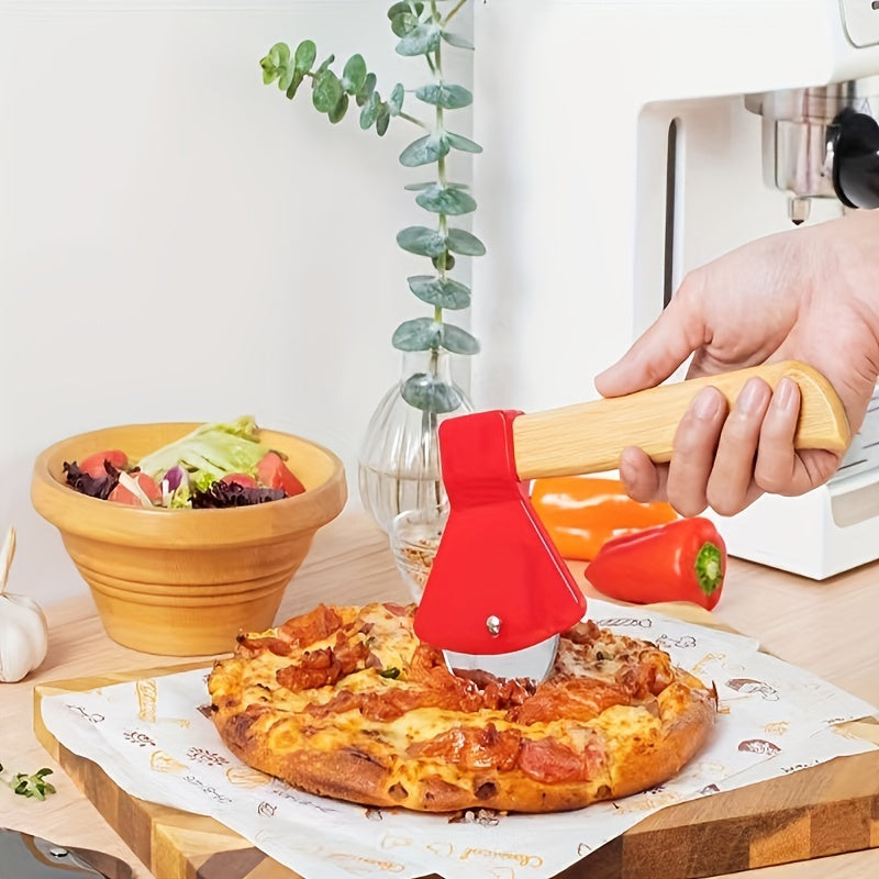 Holzfäller Pizza-Schneider – Originell und Funktional für Jede Pizza