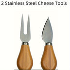 Bamboo Delights Käse- und Snackbrett Set – Originell und Funktional für Gemütliche Momente
