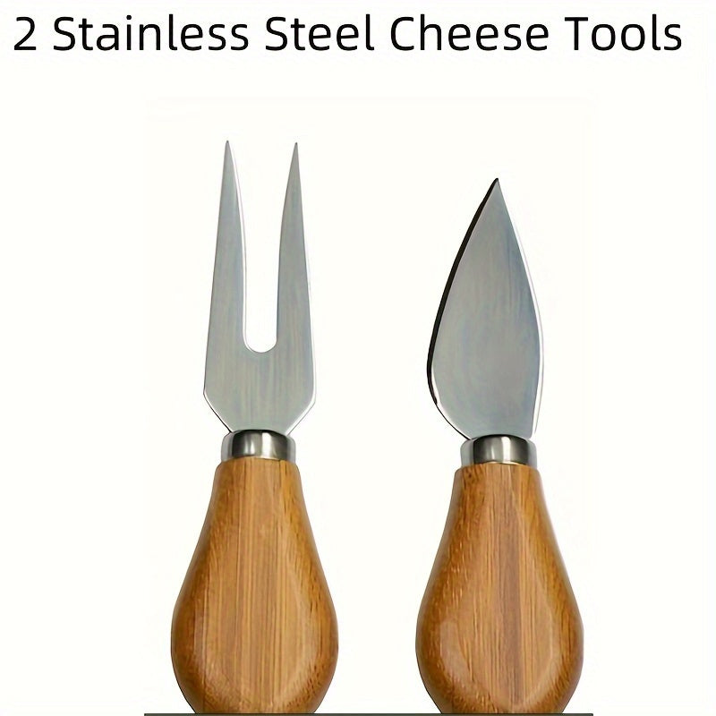 Bamboo Delights Käse- und Snackbrett Set – Originell und Funktional für Gemütliche Momente