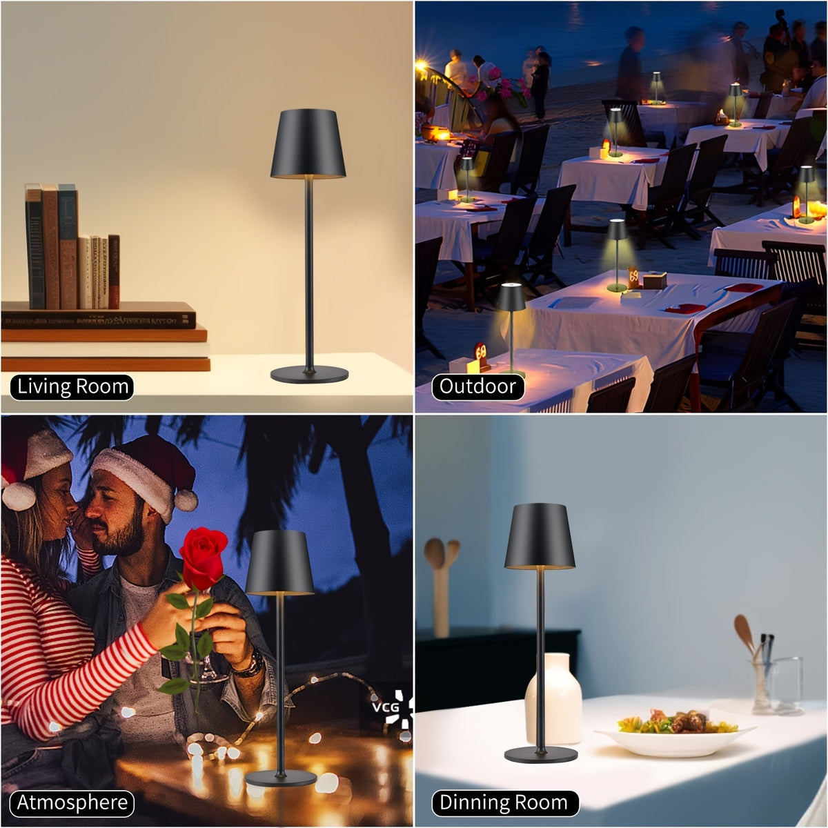 Stilvolle Drahtlose Tischlampe – Modern und Funktional
