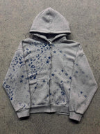 Hoodie mit Druck in Schwarz