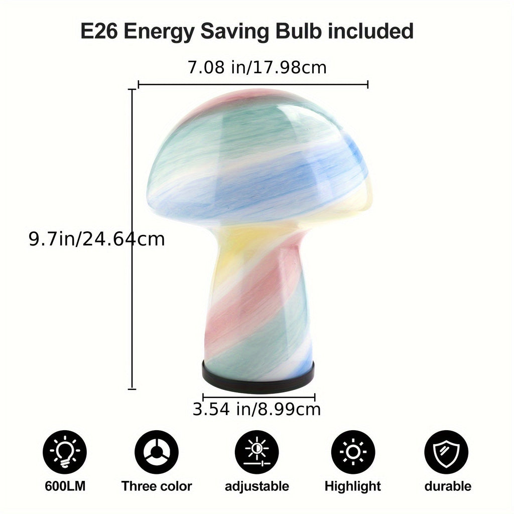 Verspielte Pilz-Lampe – Raffinierte Atmosphäre inklusive einem Retro-Twist