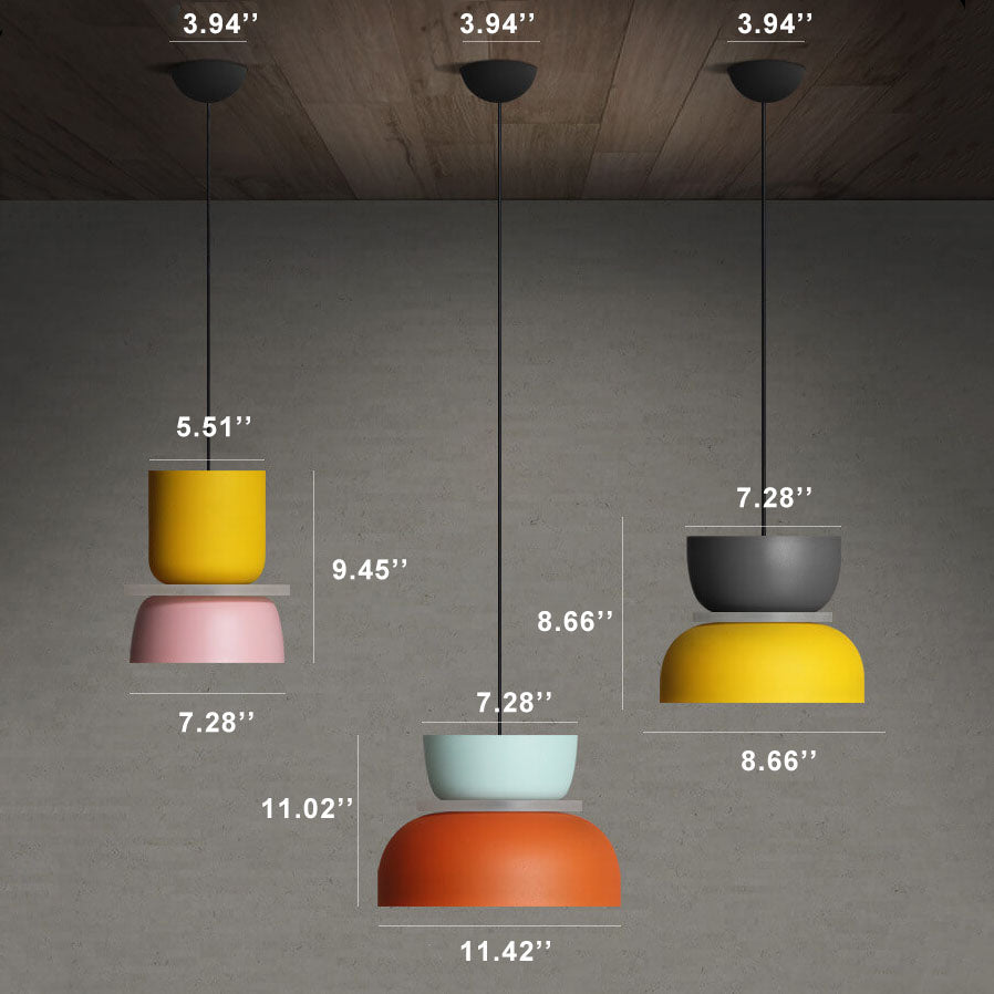 Scandi Glow Hängeleuchte – Buntes Design, Zeitgemäß und Energiesparend