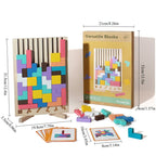 Kinder Holz Tetris Puzzle – Lehrreich sowie Kreativ
