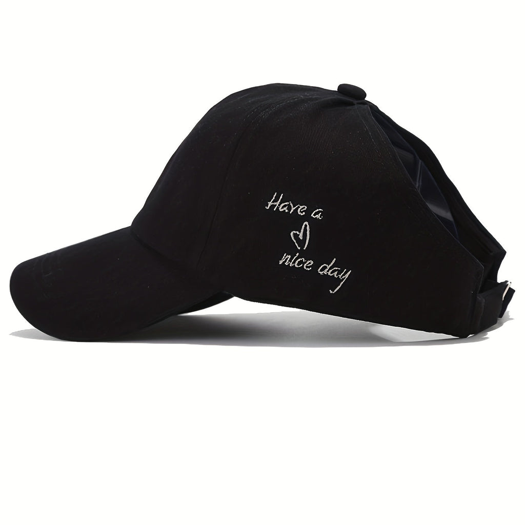 Damen Baseballcap mit Pferdeschwanzöffnung – Leicht sowie Belüftet