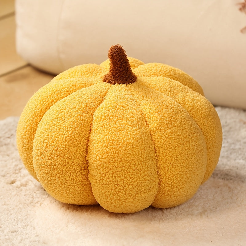 Plüsch Kürbis Kissen – Behaglich und Weich für Herbstdekoration