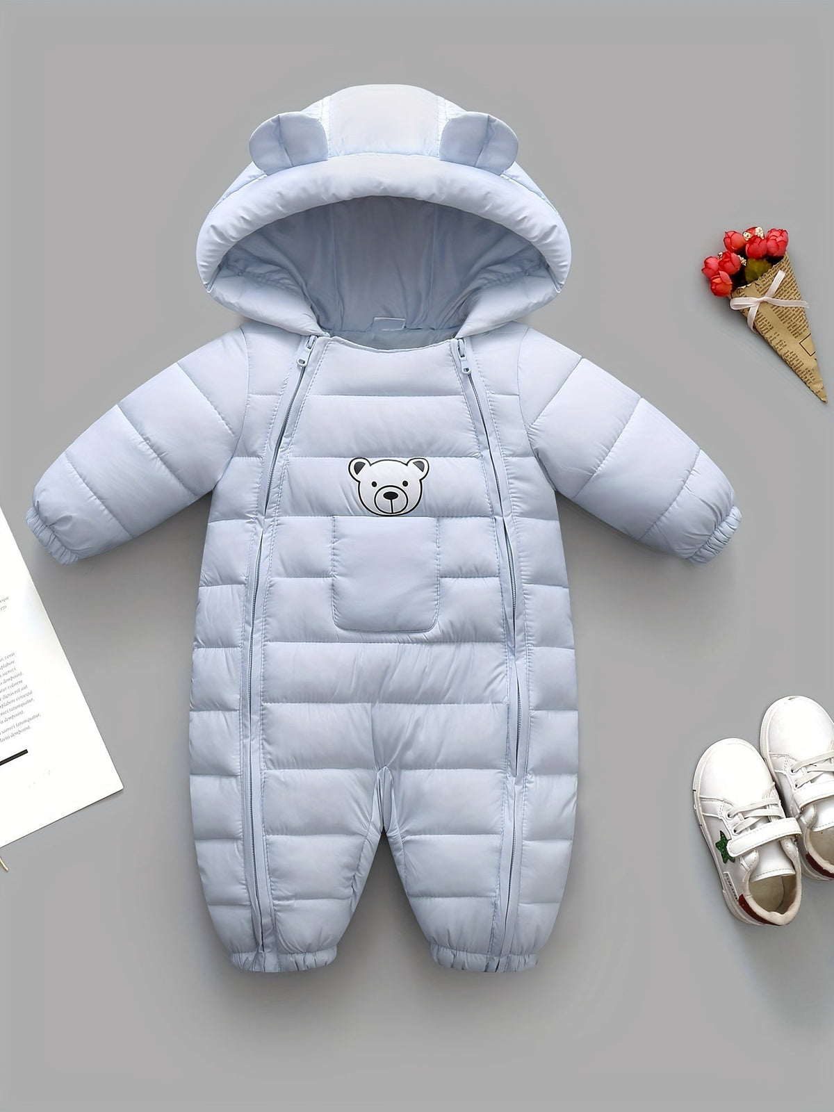Kuscheliger Baby-Winteroverall – Ideal für warme Winterabenteuer
