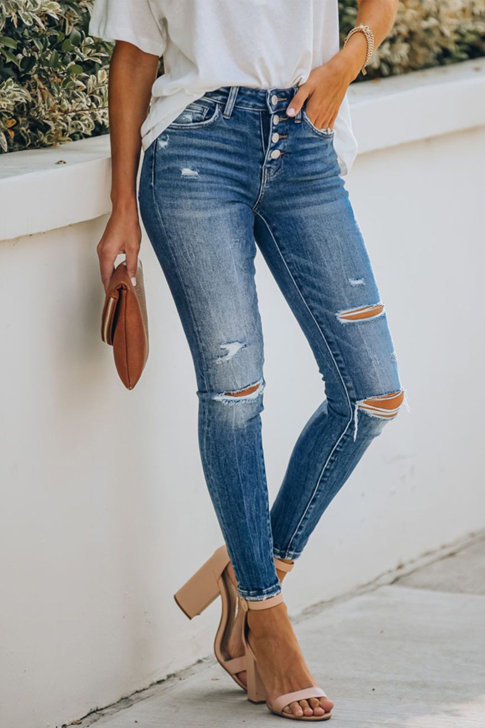 High-Waist Jeans