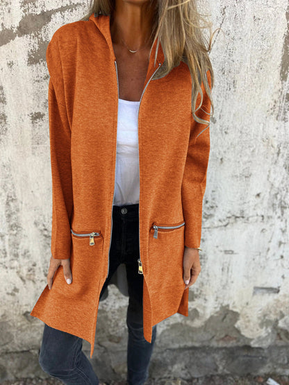 Lässige Kapuzenjacke