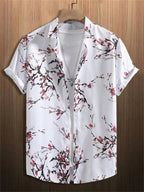 TropicWave Palmprint Hemd – Frisch und Elegant für Herren
