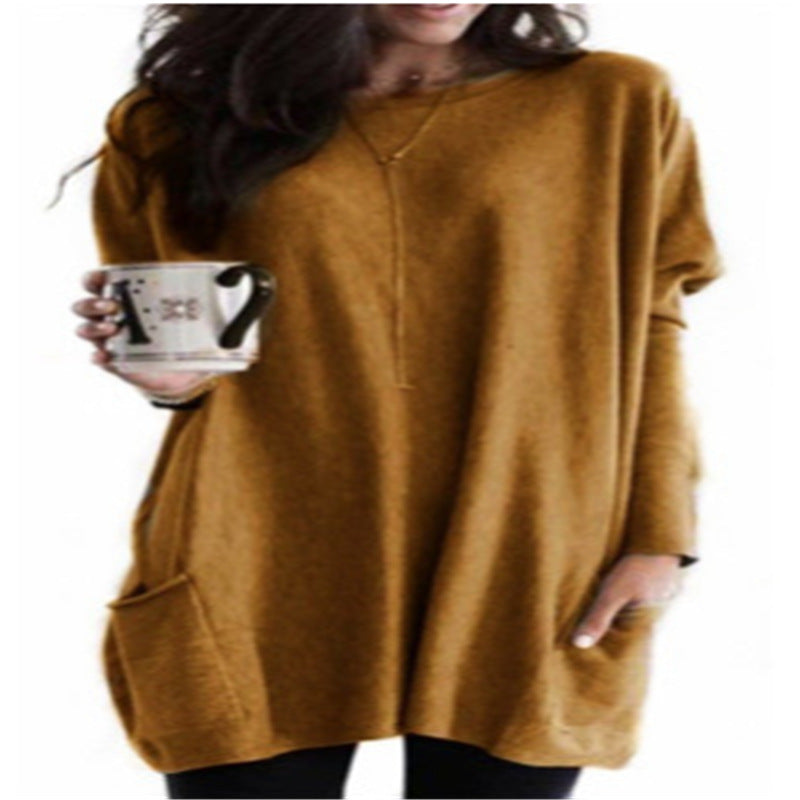 Lässiger, leichter Pullover mit langen Ärmeln