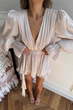 Kleid mit hoher Taille