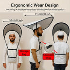 Ergonomischer Tragbarer Gebetsschuh – UV-Schutz inklusive Verstellbaren Riemen