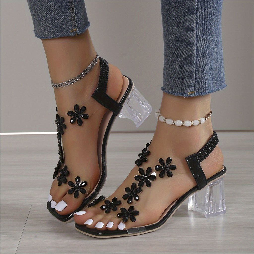 Blumenfest Sandalen für Damen - Luftig sowie Schick für Sonnige Tage