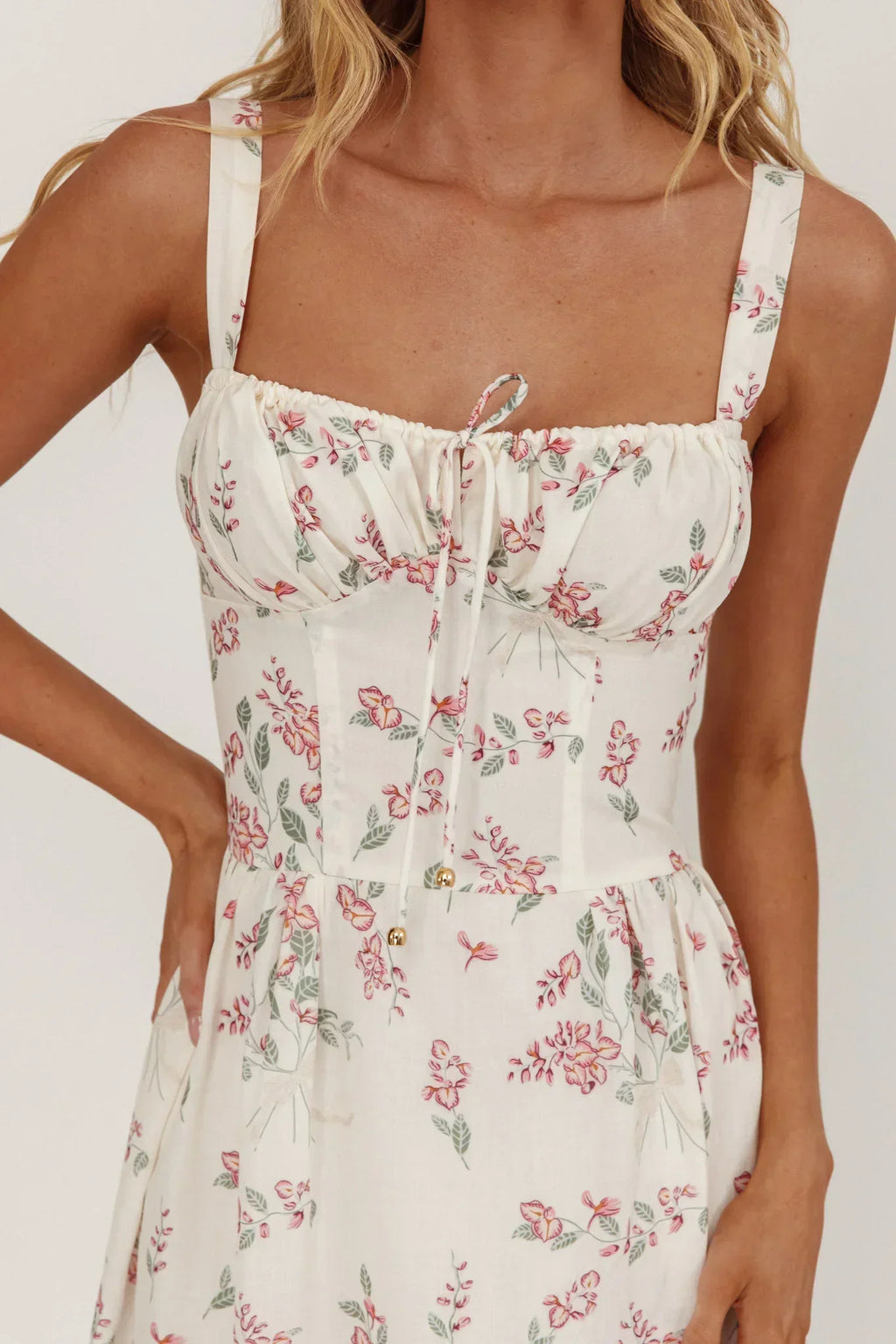 Seen – Maxikleid mit Blumenmuster