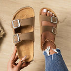 BreezeSoft Verstellbare Slide-Sandalen: Weicher Sohlenkomfort
