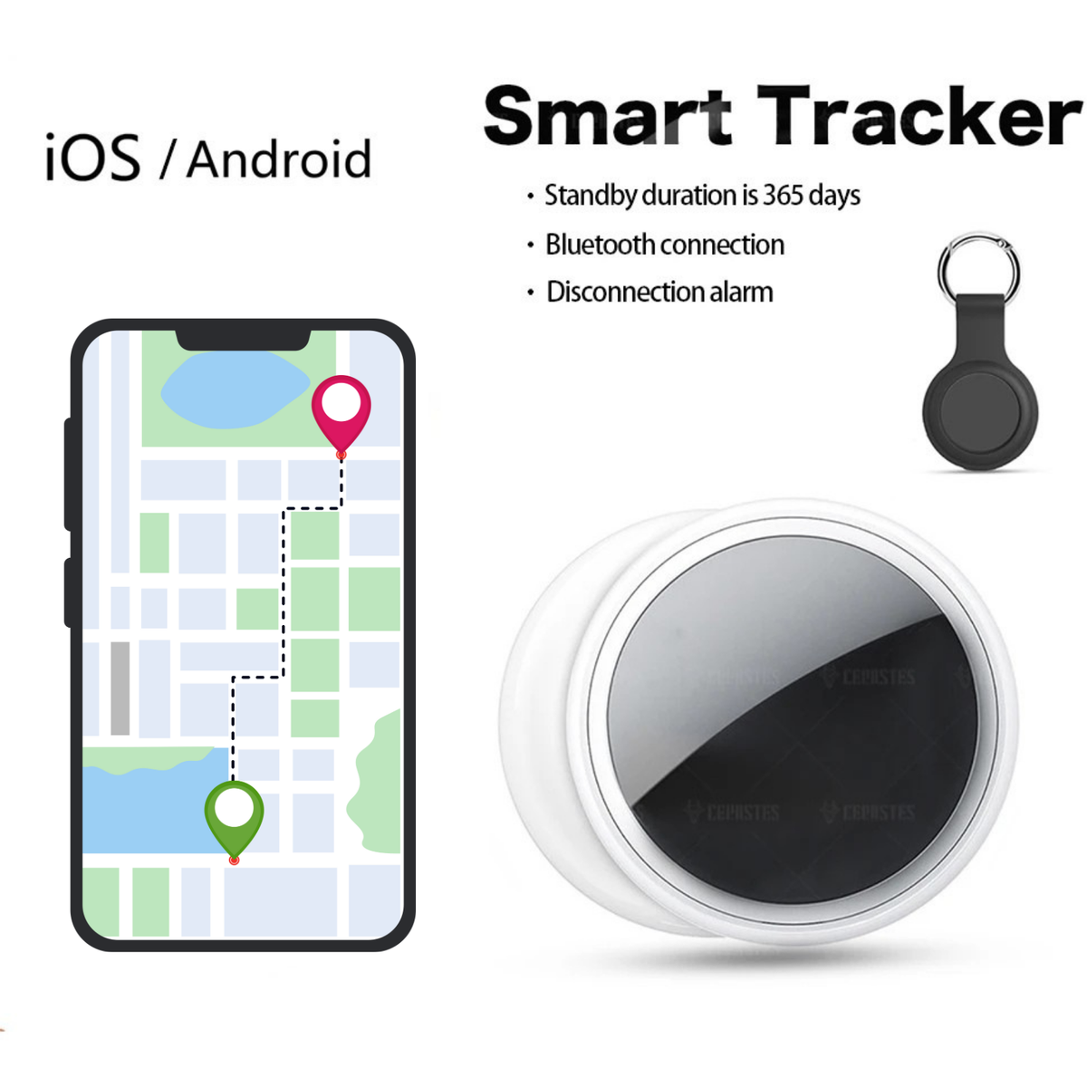 TrackMate Haustierfinder – Bluetooth Anti-Verlust Tracker für Haustiere sowie Gegenstände