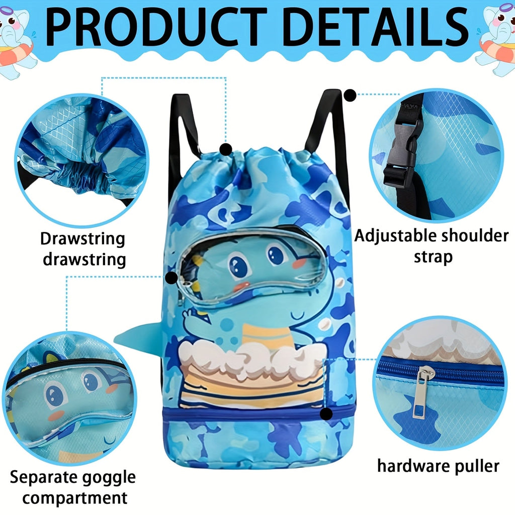 Ozean-Themen Schwimm-Rucksack – Wasserdicht inklusive Nass/Trocken-Trennung