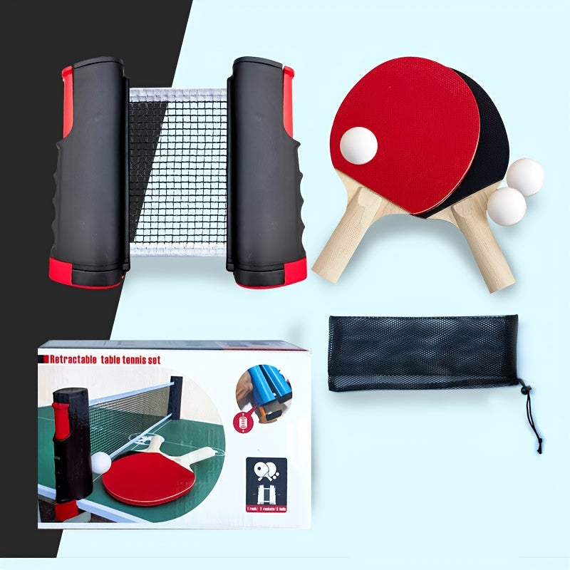 Tragbares Tischtennis-Set – Ideal für drinnen sowie draußen