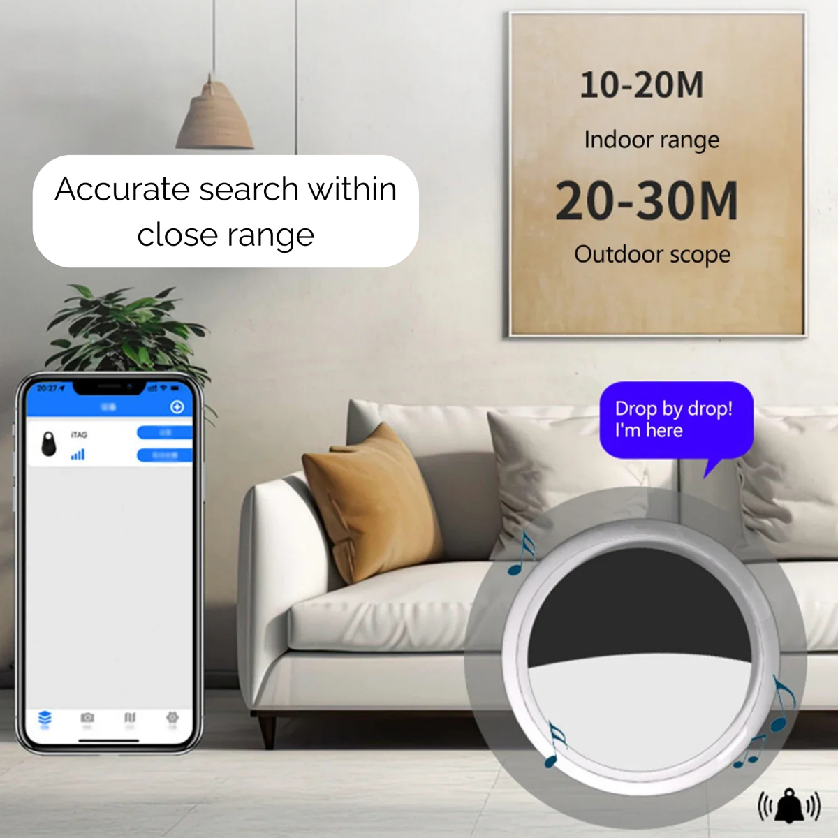 TrackMate Haustierfinder – Bluetooth Anti-Verlust Tracker für Haustiere sowie Gegenstände