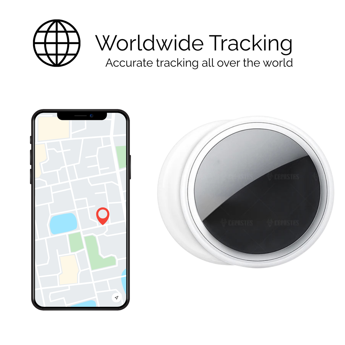 TrackMate Haustierfinder – Bluetooth Anti-Verlust Tracker für Haustiere sowie Gegenstände