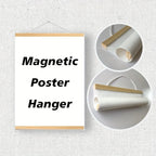 Magnetischer Holzposter-Halter – Einfache sowie stilvolle Wanddekoration