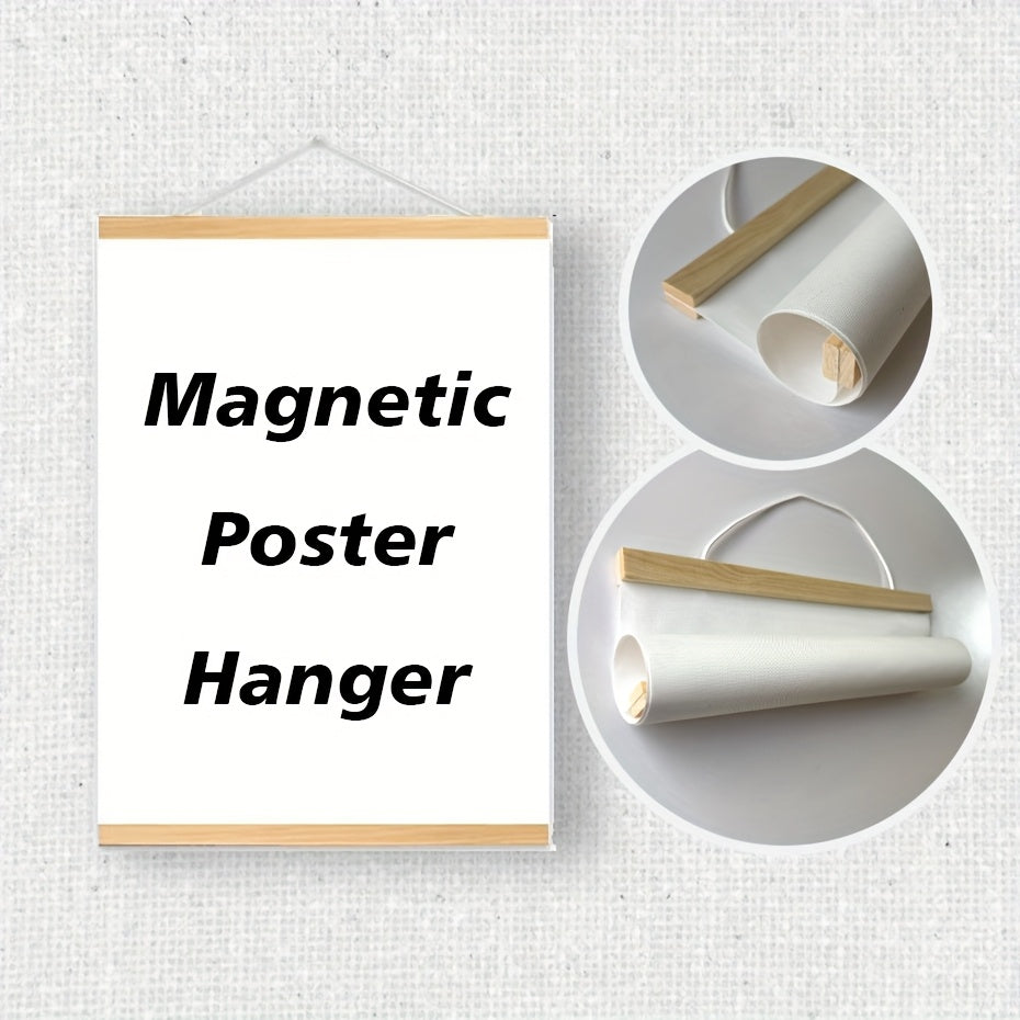 Magnetischer Holzposter-Halter – Einfache sowie stilvolle Wanddekoration