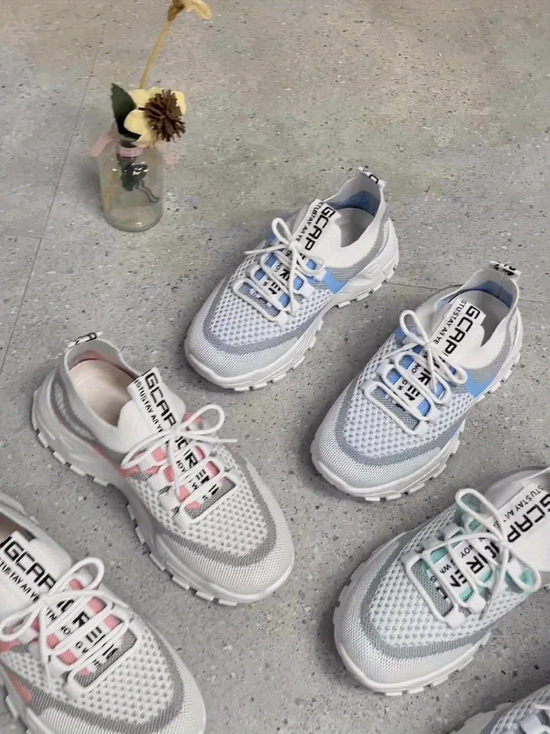Damen Freizeit Sneakers - Flexibel und Atmungsaktiv für den Alltag