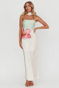 Damsel – Maxikleid mit Neckholder und Blumenmuster