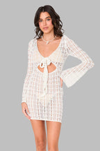 Kleid mit Bindedetail