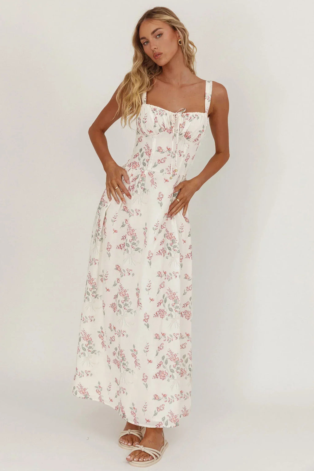 Seen – Maxikleid mit Blumenmuster