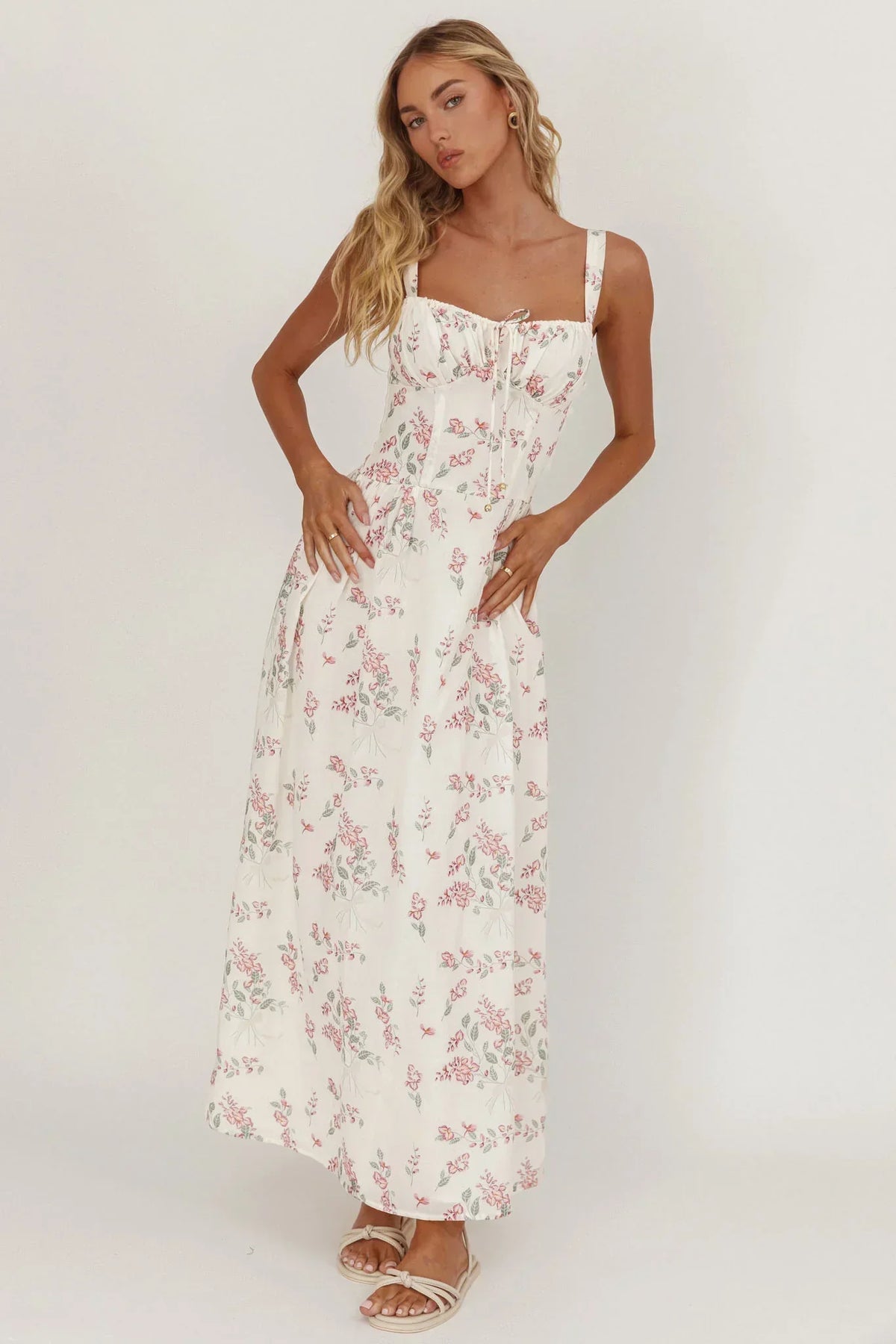 Seen – Maxikleid mit Blumenmuster