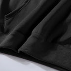 Hoodie mit Reißverschluss in Schwarz