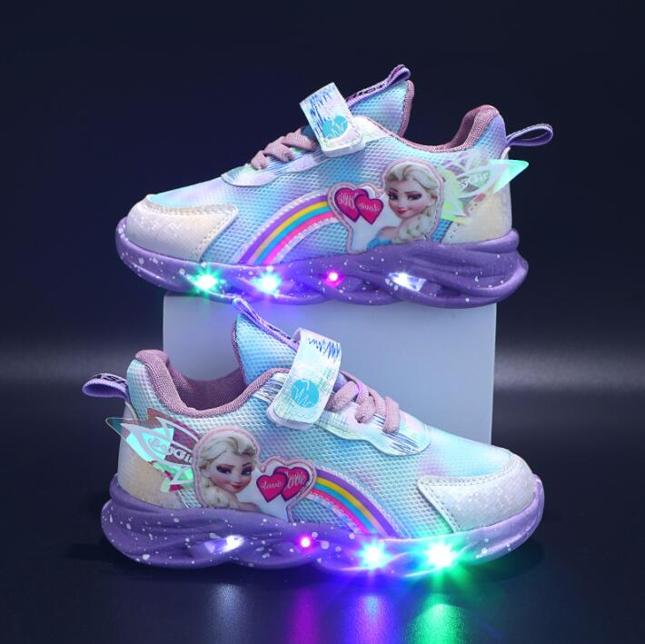 Rainbow Glitter Sneakers – LED Kinderschuhe für Abenteurer