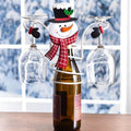 Festliche Cheers Weinglashalter: Weihnachtsmann & Schneemann Design für Festliche Tische
