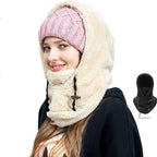 PolarGuard 3-in-1 Wintermütze – Warm, Winddicht sowie Multifunktional