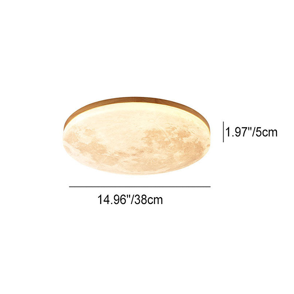 LunarGlow Deckenlampe: Beruhigendes Mondlicht für jedes Interieur