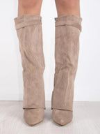 Luxe Wildleder Overknee Stiefel für Damen – Komfort sowie Klasse