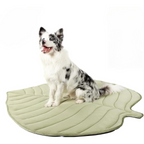 Kühlmatte für Hunde – Erfrischendes Blattdesign inklusive sicherem Kühlgel
