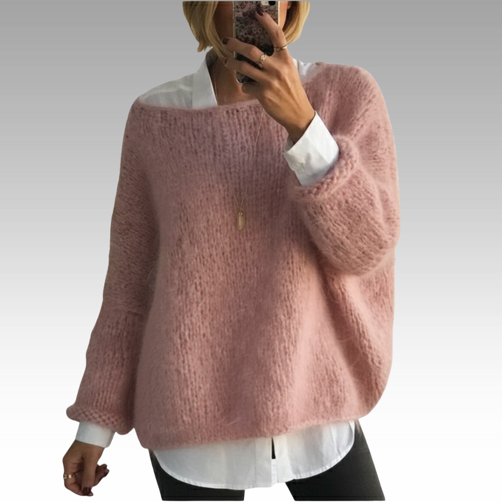 Zeitloser Feinstrick Pullover