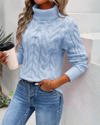 Warmer Strickrollkragenpullover