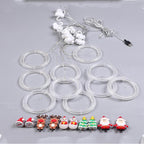 TwinkleJoy Weihnachtsbeleuchtung – LED-Lichterkette inklusive festlichen Figuren
