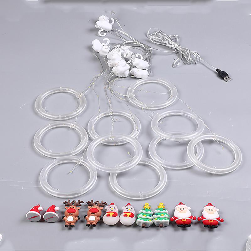 TwinkleJoy Weihnachtsbeleuchtung – LED-Lichterkette inklusive festlichen Figuren